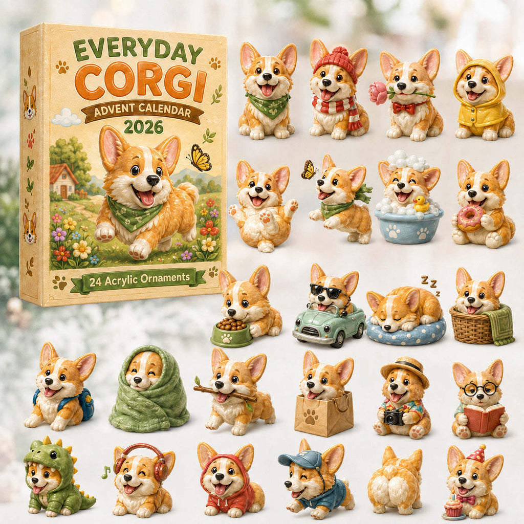 ✨Everyday Corgi Advent Calendar 2026 - 24-Day Festive Countdown🐕