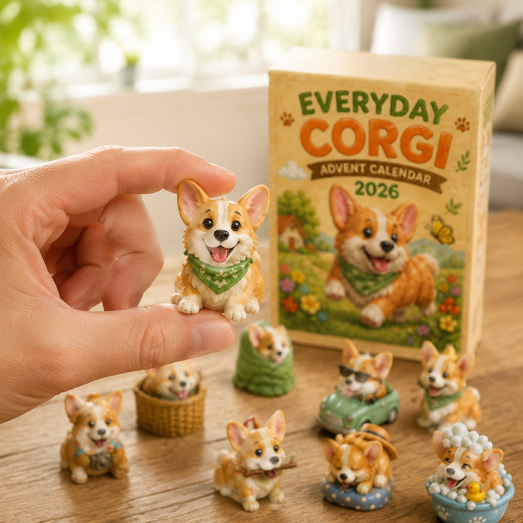 ✨Everyday Corgi Advent Calendar 2026 - 24-Day Festive Countdown🐕