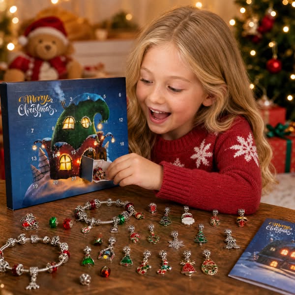🎄DIY Christmas Advent Calendar Bracelet Set