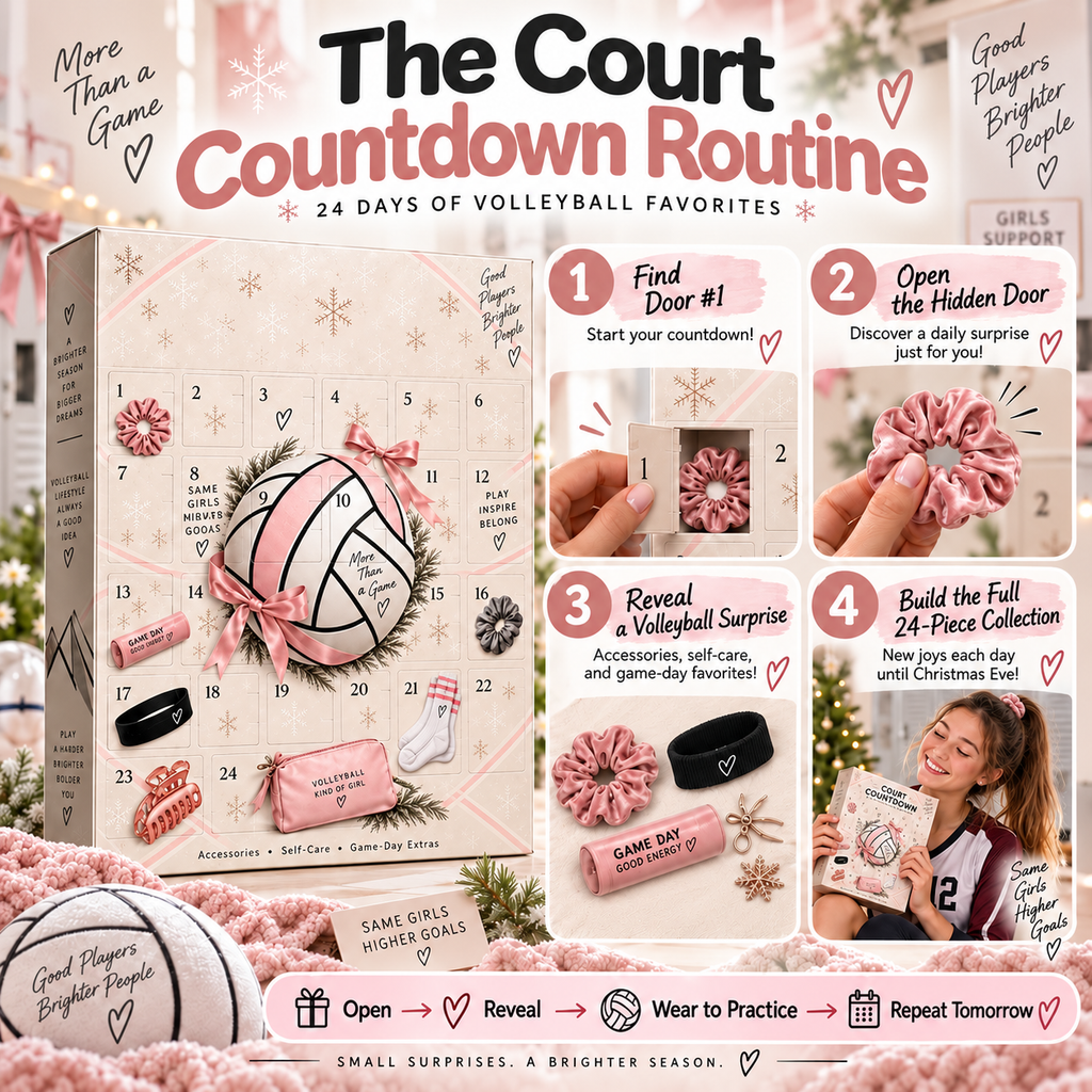 🏐 24 Days. 24 Surprises. Volleyball Advent Calendar – 24 Days of Game-Day Surprises