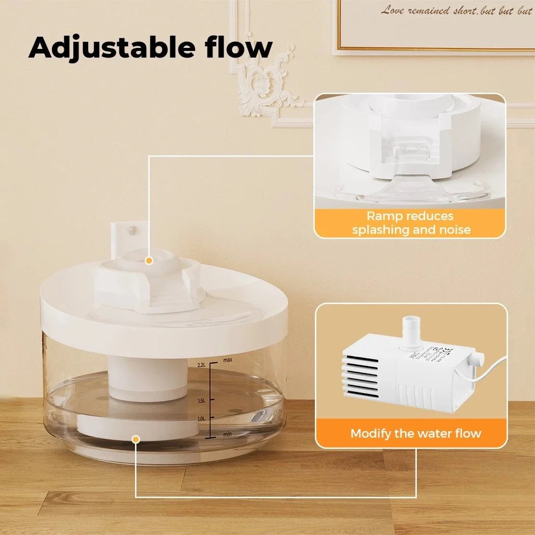 Automatic Sensor Pet Water Fountain 2.2L