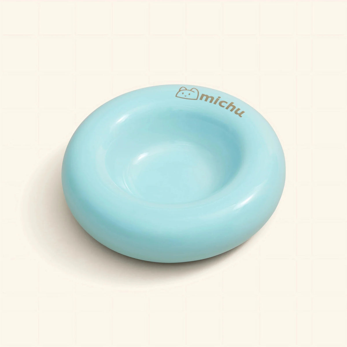Bagel Ceramic Cat Bowl – Anti-Whisker Cat Food Bowl - Lune