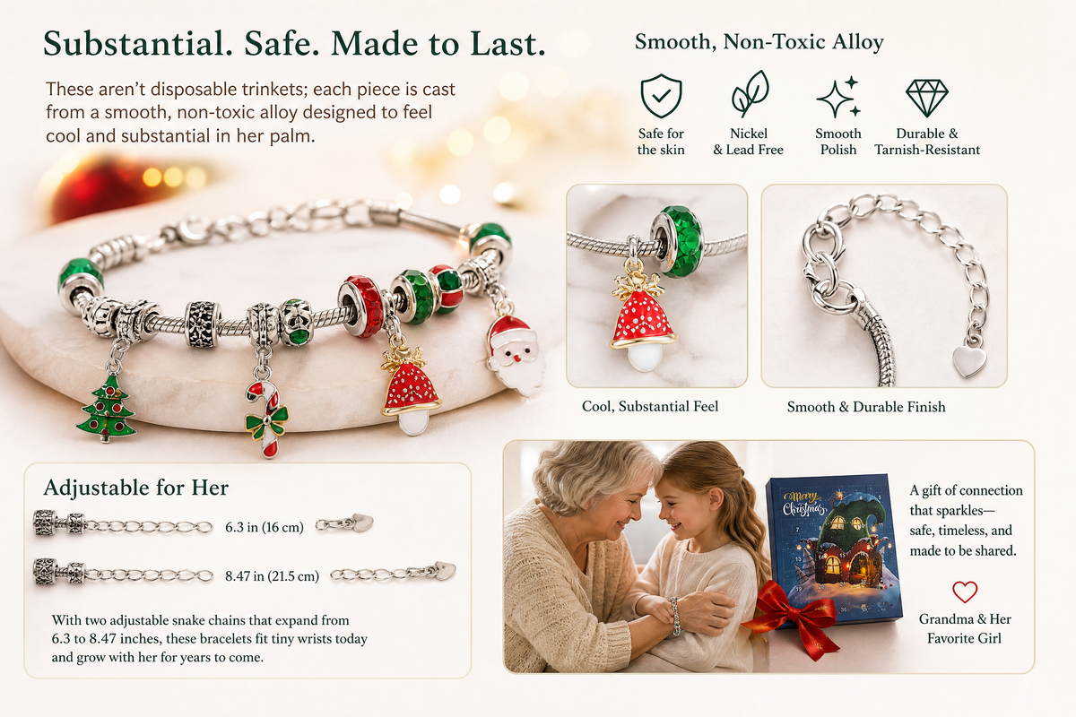 🎄DIY Christmas Advent Calendar Bracelet Set