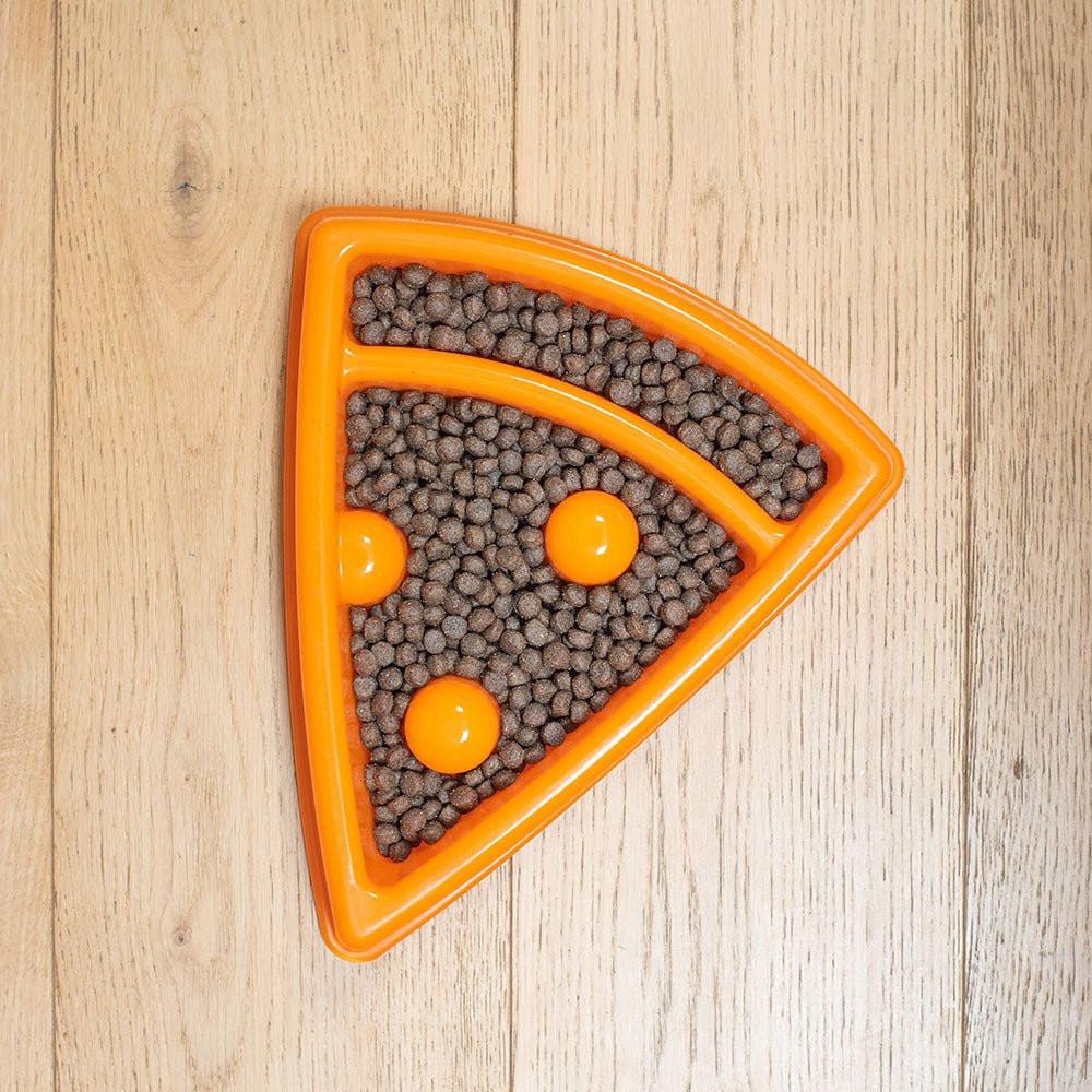 Happy Bowl Interactive Slow Food Dog Bowl - Pizza