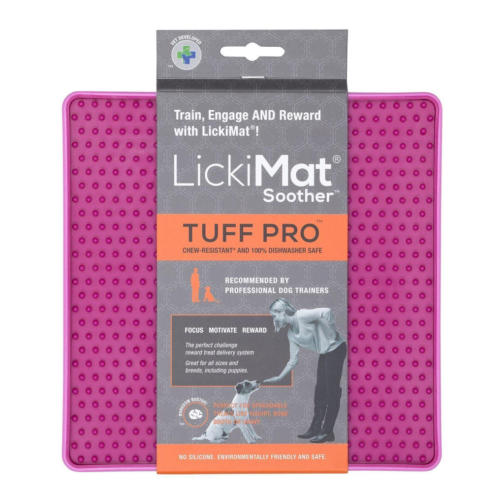 LickiMat Soother PRO Tuff Slow Food Licking Mat for Dogs