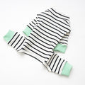 Night in Dog PJs in Black & Green