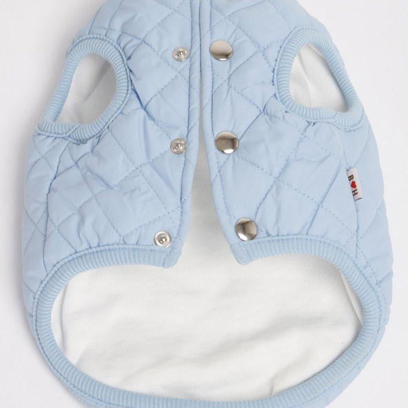Padded Luxe Dog Vest - Blue