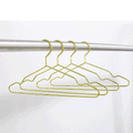 Pet Clothing Hangers - Gold (10pk) 2 Sizes