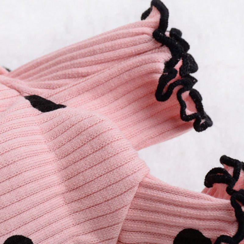 Polka Dot Cotton Sweater