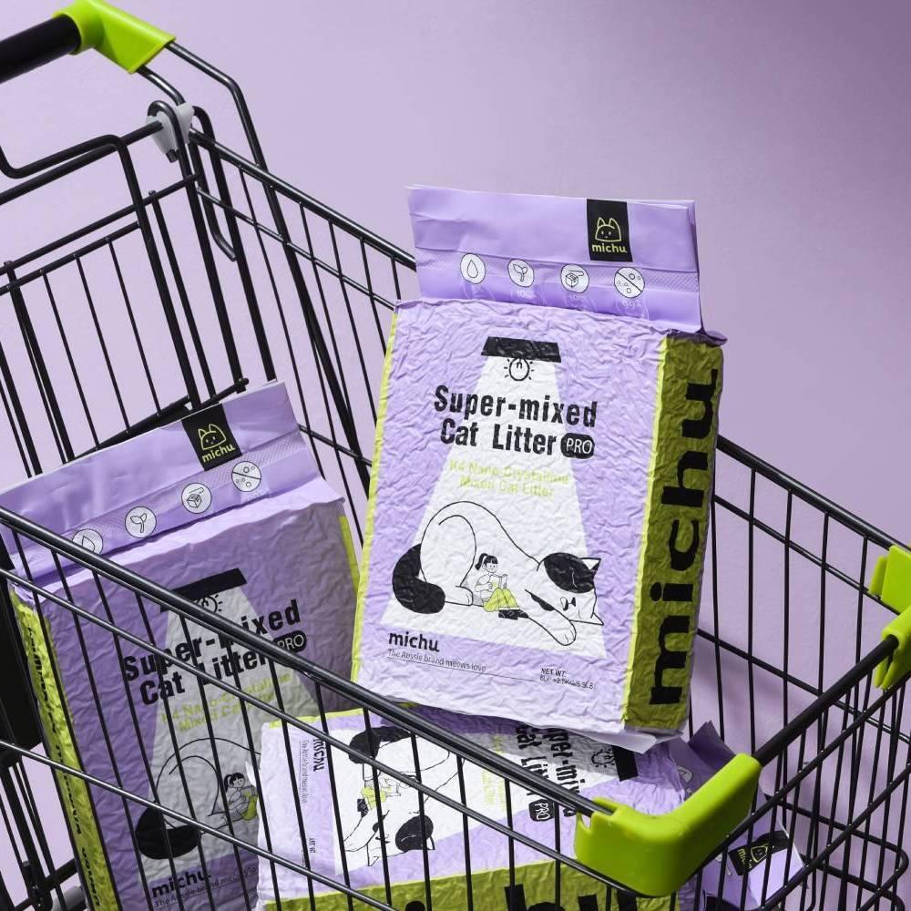 Premium Mixed Tofu Cat Litter Pro Gen2 6L