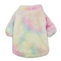 Rainbow Dog Fur Coat