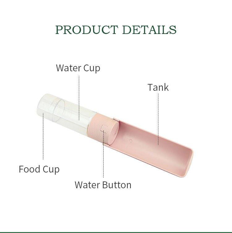 Ribbed Portable Pet Bottle in Emerald