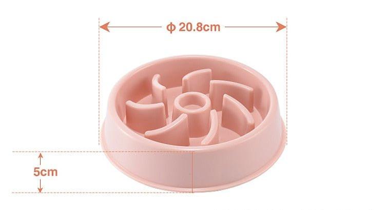 Slow Training Pet Feeder in Pastel Blue