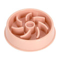 Slow Training Pet Feeder in Pastel Pink