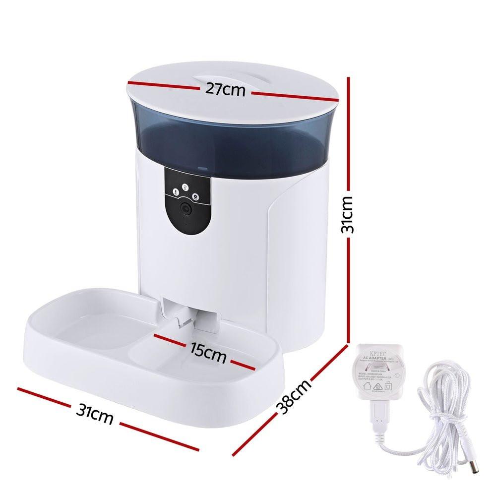 Smart Wifi Pet Automatic Pet Feeder Dispenser 7L - Wifi + Camera