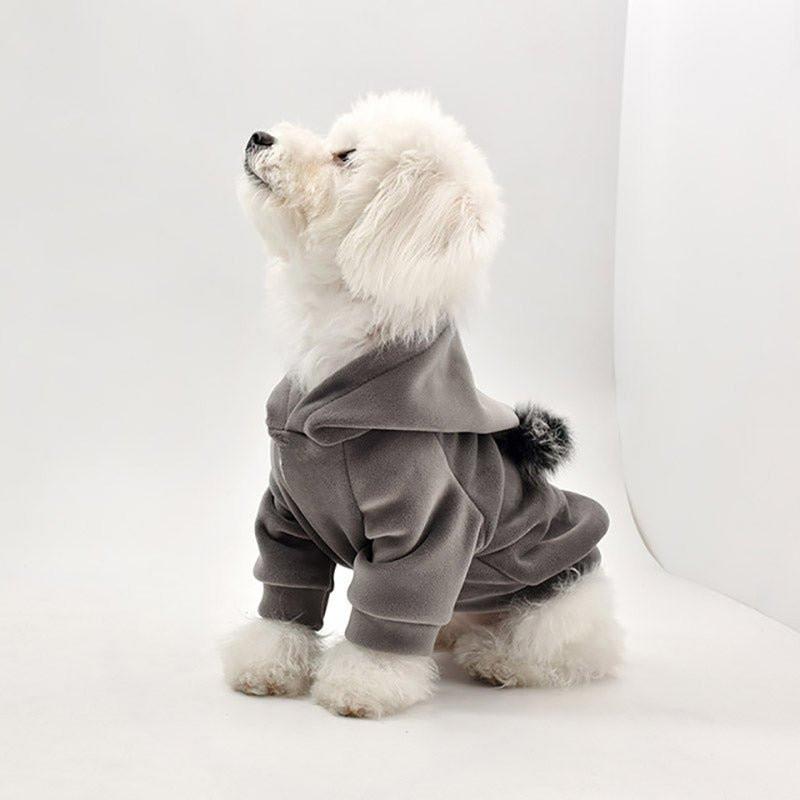 Thick Cotton Pom Pom Pet Hoodie