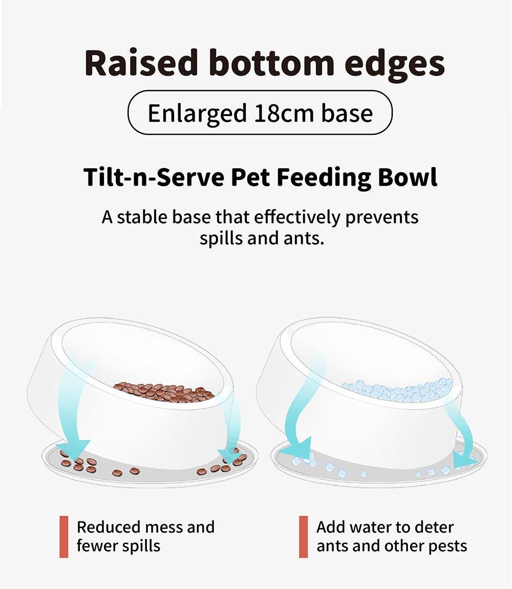 Ibiyaya Tilt-n-Serve Pet Feeding Bowl