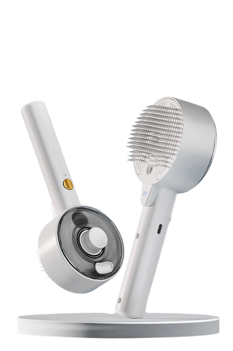 UVC Sterilizer & Mist Spray Rechargeable Pet Grooming Brush