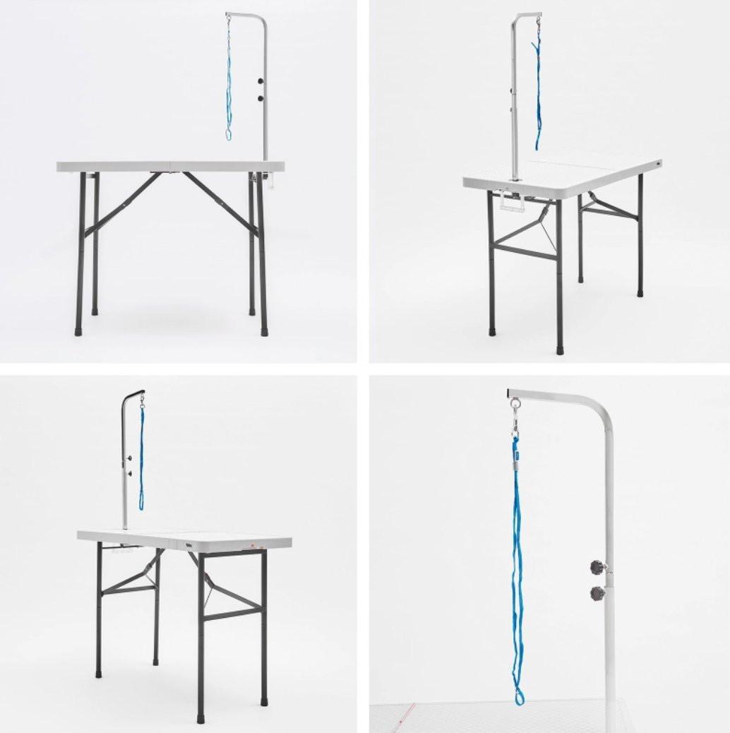 White Adjustable Pet Grooming Salon Table