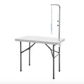 White Adjustable Pet Grooming Salon Table