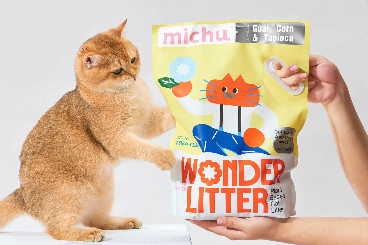 Wonder Litter - Unscented Plant-Based & Auto-Box Friendly 2.5kg/6L