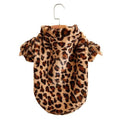 Zip Up Leopard Dog Jacket